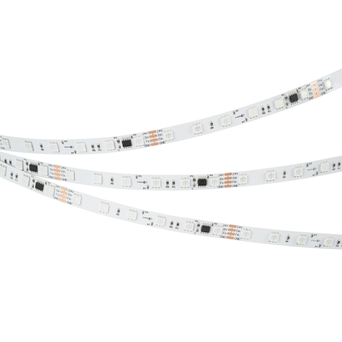 Светодиодная лента SPI-B60-10mm 24V RGB-PX6-BPT (12 W/m, IP20, 5060, 5m), Arlight, 039180, изображение 3 Светодиодная лента SPI-B60-10mm 24V RGB-PX6-BPT (12 W/m, IP20, 5060, 5m), Arlight, 039180, изображение 3