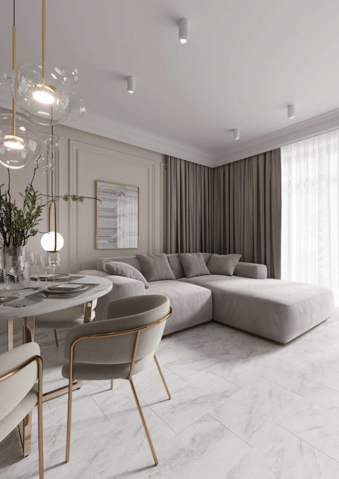 Каменный SPC ламинат AlixFloor Stone Line Мрамор натуральный, ALX6309-1 Каменный SPC ламинат AlixFloor Stone Line Мрамор натуральный, ALX6309-1