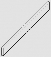 Плинтус Coliseumgres Portofino Bianco Battiscopa 7.2x90, 610130004718
