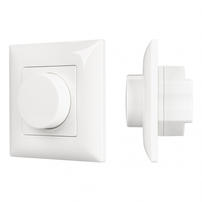 Панель SMART-P14-DIM-P-IN White (230V, 1.5A, 0/1-10V, Rotary, 2.4G), Arlight, 033010, изображение 1 Панель SMART-P14-DIM-P-IN White (230V, 1.5A, 0/1-10V, Rotary, 2.4G), Arlight, 033010, изображение 1