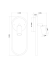 Настенный светильник (бра) Тумблер / Tumbler 14 Вт LED, Freya, FR6074WL-L10G