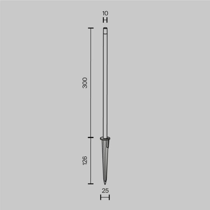 Ландшафтный светильник Копье / Spear 3000K 1Вт 24В IP 65, O441FL-L1GF3K, изображение 6 Ландшафтный светильник Копье / Spear 3000K 1Вт 24В IP 65, O441FL-L1GF3K, изображение 6