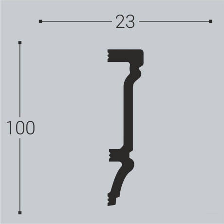 Наличник Bello Deco Н13 100-23 Наличник Bello Deco Н13 100-23