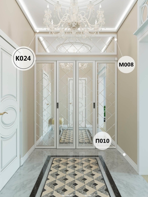 Карниз Cosca Decor KX024, 55х50x2000 мм, Экополимер