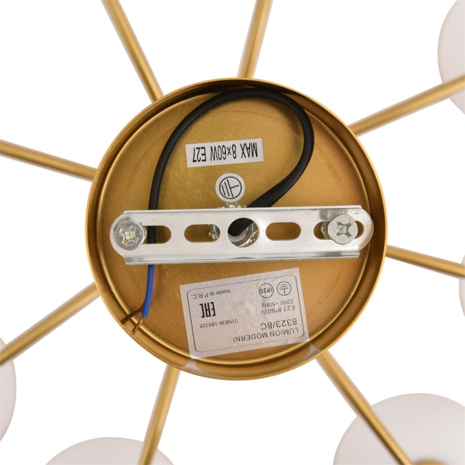 Люстра потолочная E27 8*60W 220V LARINA MODERNI LN26 038 LUMION 8323/8C, композиция 3 Люстра потолочная E27 8*60W 220V LARINA MODERNI LN26 038 LUMION 8323/8C, композиция 3
