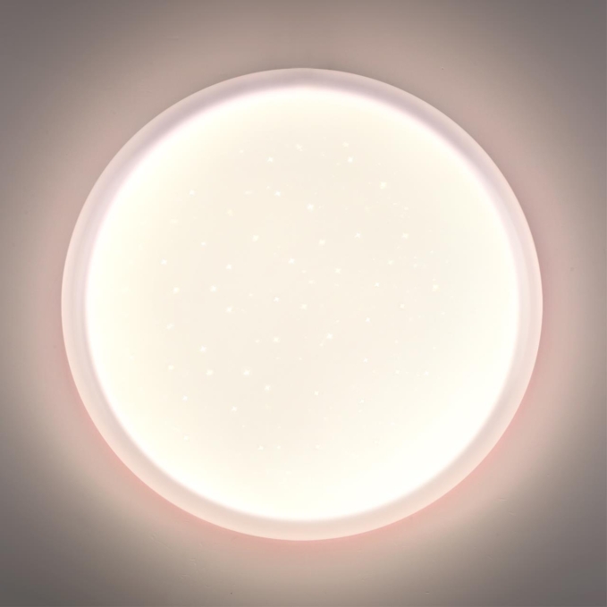 Светильник "зв. небо" LED 76Вт 3000/4000/6000К D500 IP43 CCT JOLLY PALE SN 110 СОНЕКС 7774/ELN, фото на цветном фоне 1 Светильник "зв. небо" LED 76Вт 3000/4000/6000К D500 IP43 CCT JOLLY PALE SN 110 СОНЕКС 7774/ELN, фото на цветном фоне 1