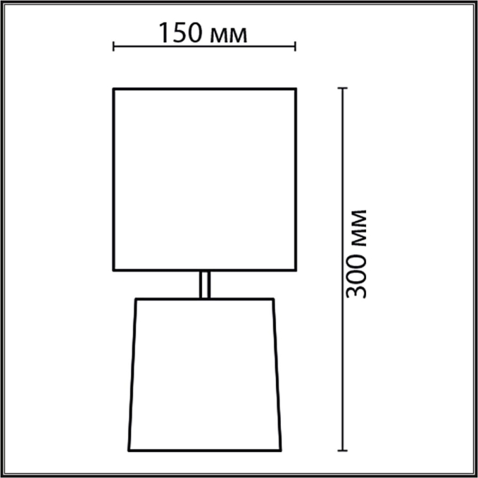 Настольная лампа Е14 1*40W 220V TANITA MODERNI LN26 486 LUMION 8158/1T, схема товара Настольная лампа Е14 1*40W 220V TANITA MODERNI LN26 486 LUMION 8158/1T, схема товара
