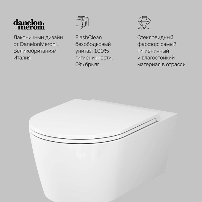 Унитаз AM.PM Func C8F1701SC Унитаз AM.PM Func C8F1701SC