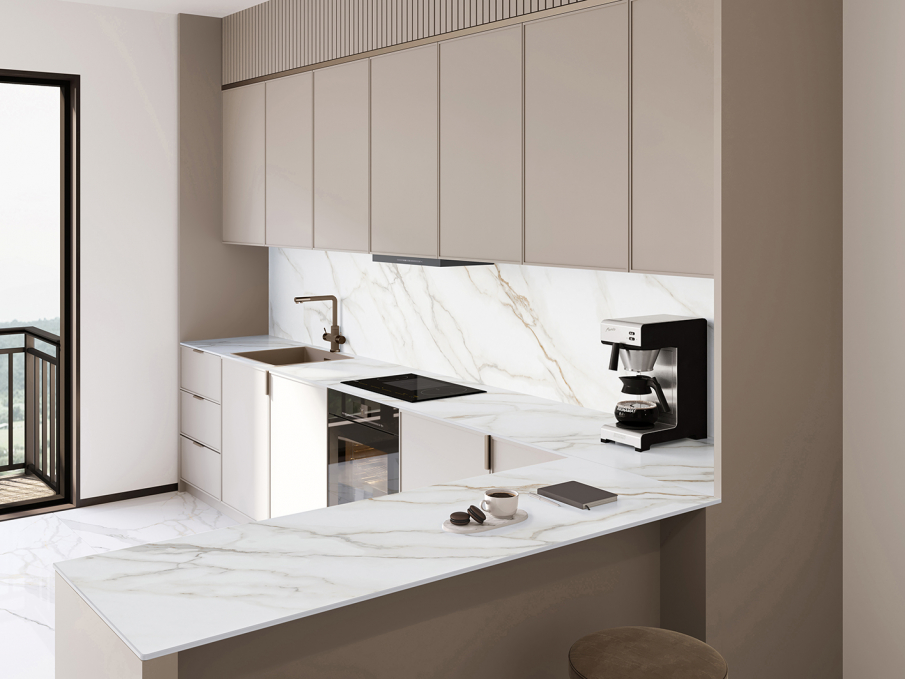 Керамический слэб StaroSlabs Silk Calacatta Supreme 160x320 Керамический слэб StaroSlabs Silk Calacatta Supreme 160x320