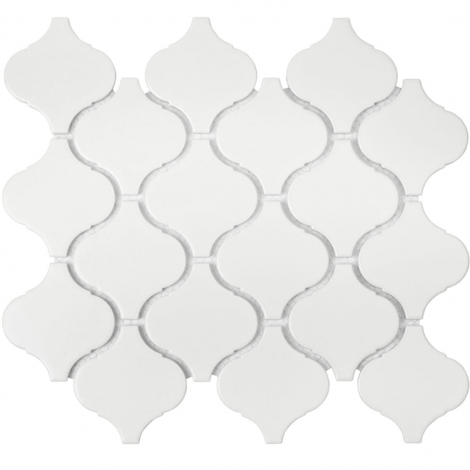Мозаика Starmosaic Shapes Latern White Matt 24.6x28 Мозаика Starmosaic Shapes Latern White Matt 24.6x28