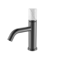 Смеситель для раковины Boheme Stick 121-GM-MR-W графит