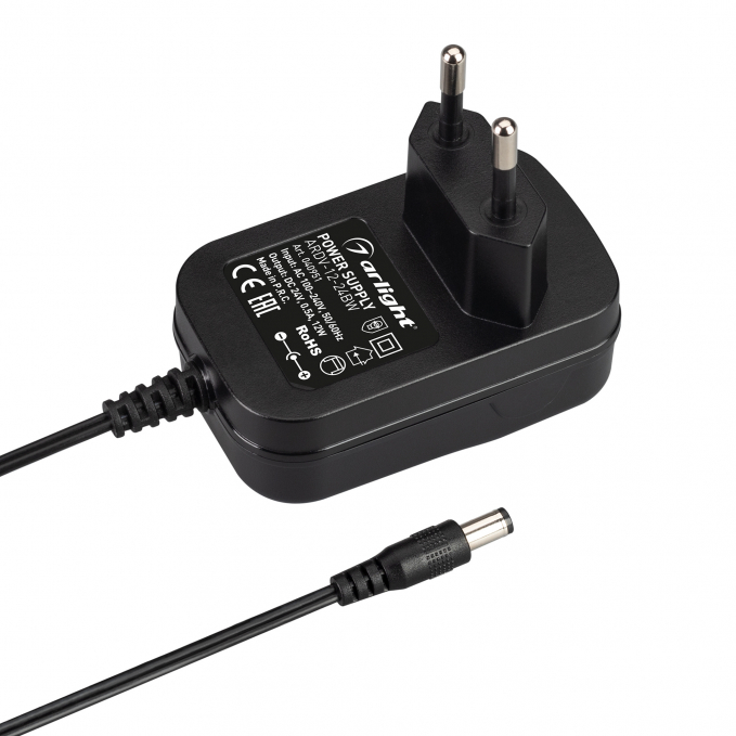 Блок питания ARDV-12-24BW (24V, 0.5A, 12W), Arlight, 040951, изображение 1