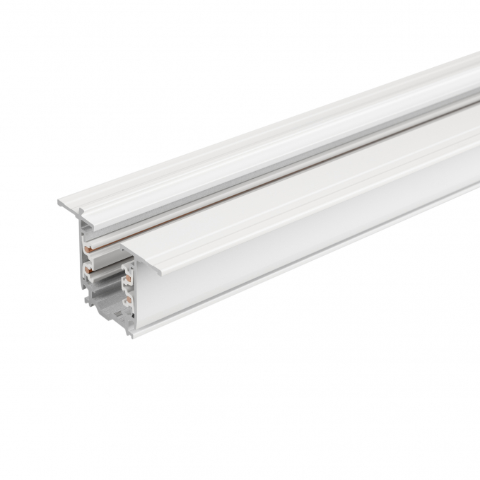 Трек встраиваемый LGD-4TR-TRACK-F-1000-WH-M (D), Arlight, 055353, изображение 1 Трек встраиваемый LGD-4TR-TRACK-F-1000-WH-M (D), Arlight, 055353, изображение 1