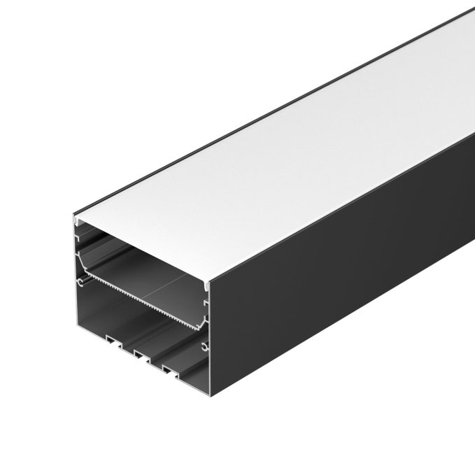 Профиль POWER-W100H70-2000 BLACK, Arlight, 056214, изображение 6 Профиль POWER-W100H70-2000 BLACK, Arlight, 056214, изображение 6
