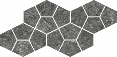 Мозаика Italon Magma Graphite Prism 20.5x41.3, 620110000248
