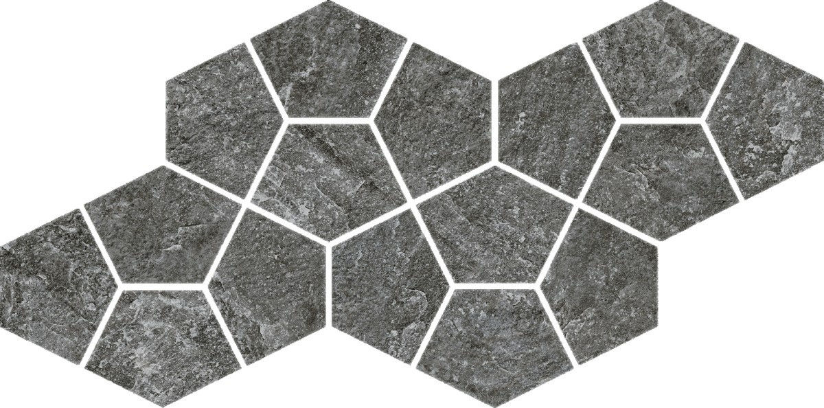 Мозаика Italon Magma Graphite Prism 20.5x41.3, 620110000248 Мозаика Italon Magma Graphite Prism 20.5x41.3, 620110000248