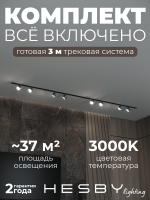 Комплект трековый Skylite №13, Hesby Lighting, HSBL_kompl_S013_VI3B3K
