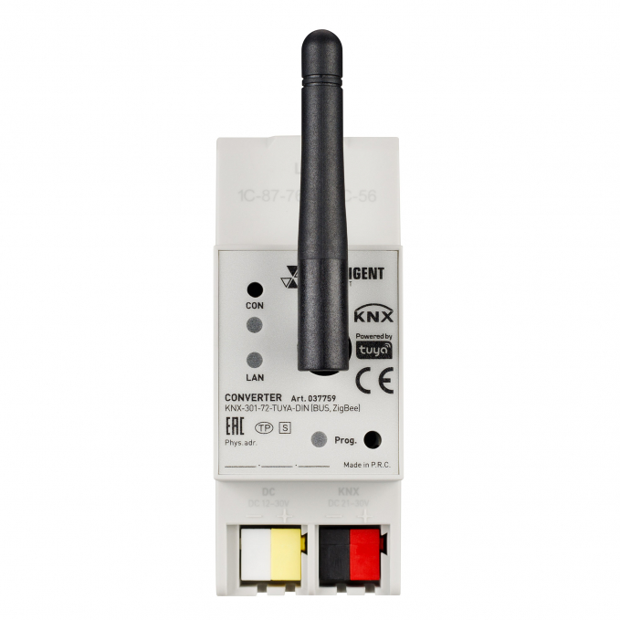 INTELLIGENT ARLIGHT Конвертер KNX-301-72-TUYA-DIN (BUS, ZigBee), Arlight, 037759, изображение 2 INTELLIGENT ARLIGHT Конвертер KNX-301-72-TUYA-DIN (BUS, ZigBee), Arlight, 037759, изображение 2