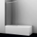 Стеклянная шторка WasserKRAFT Tauber 64S02-100 Стеклянная шторка WasserKRAFT Tauber 64S02-100