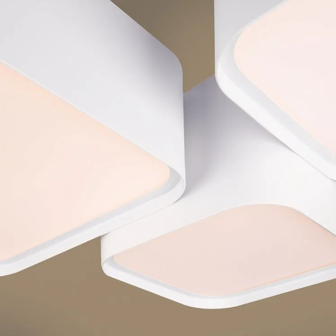 Потолочный светильник Куб / Cube 75 Вт LED с пультом ДУ, Freya, FR6096CL-L106W Потолочный светильник Куб / Cube 75 Вт LED с пультом ДУ, Freya, FR6096CL-L106W