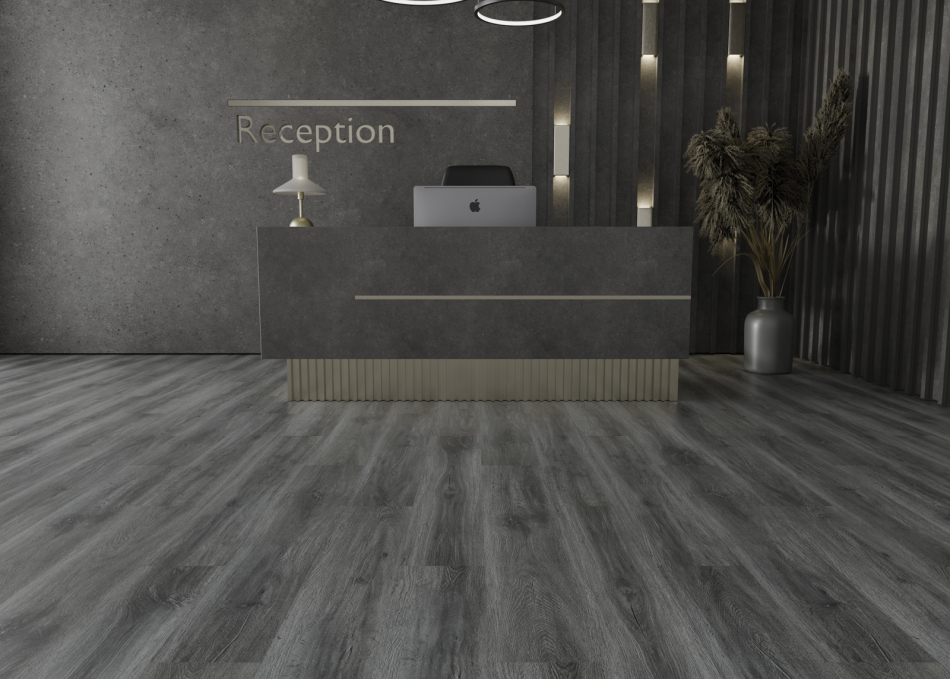 Ламинат SPC IDEAL Flooring Prime Wood Dark 01012, размер 180x1170×4,6 мм