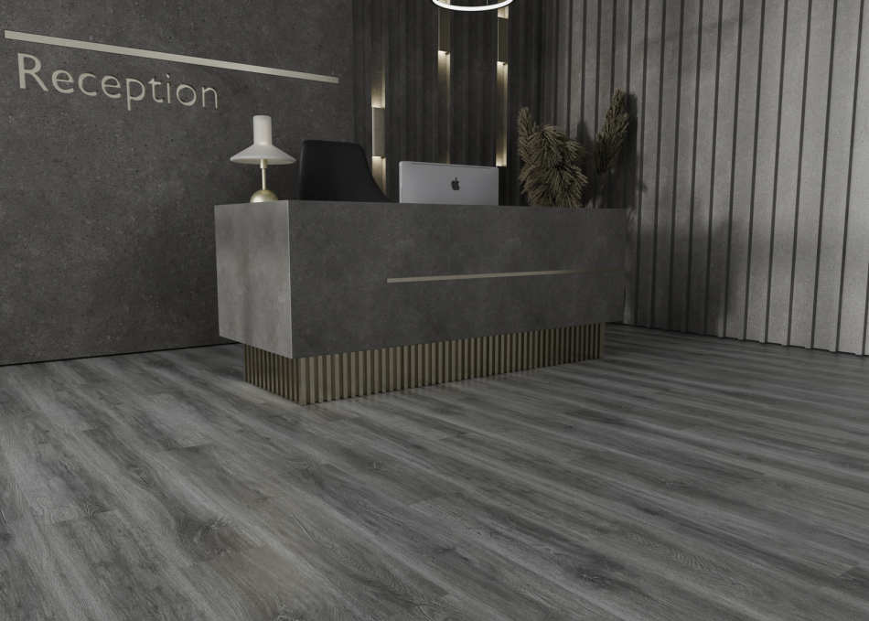 Ламинат SPC IDEAL Flooring Prime Wood Dark 01012, размер 180x1170×4,6 мм
