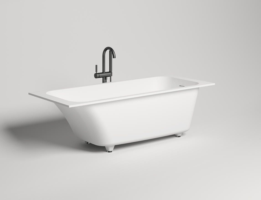 Ванна из искусственного камня Salini Orlanda Kit 170x80 102126M белая матовая встраиваемая