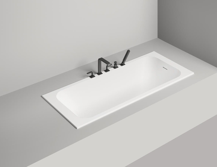 Ванна из искусственного камня Salini Orlanda Kit 170x80 102126M белая матовая встраиваемая