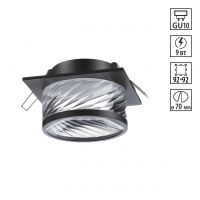 Светильник встраиваемый IP20 GU10 9W 220V GEM SPOT NT22 582 NOVOTECH 370920