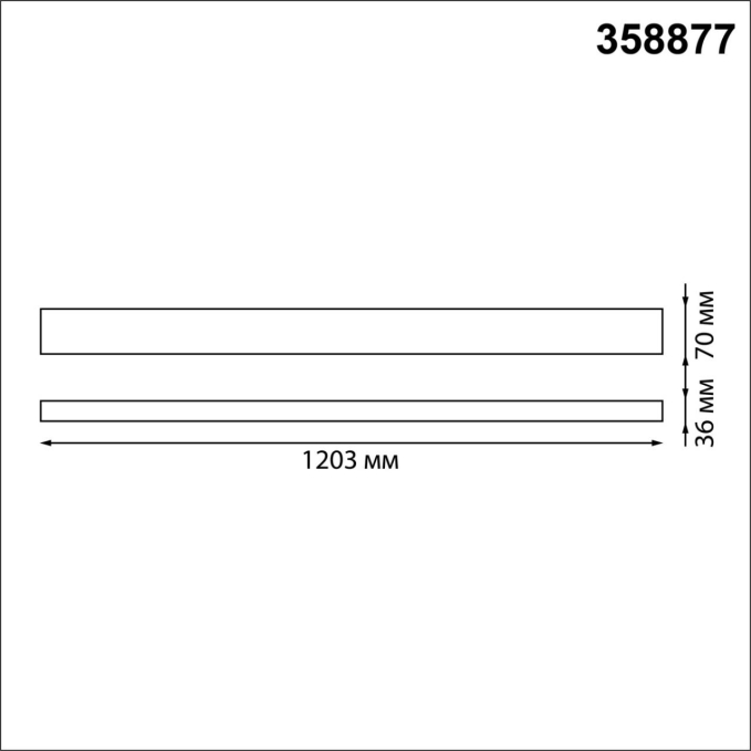 Светильник подвесной светодиодный (длина подвесов 1,2м) IP20 LED 4000K 40W вниз + 12W вверх 220V ITER OVER NT22 406 NOVOTECH 358877, схема товара Светильник подвесной светодиодный (длина подвесов 1,2м) IP20 LED 4000K 40W вниз + 12W вверх 220V ITER OVER NT22 406 NOVOTECH 358877, схема товара