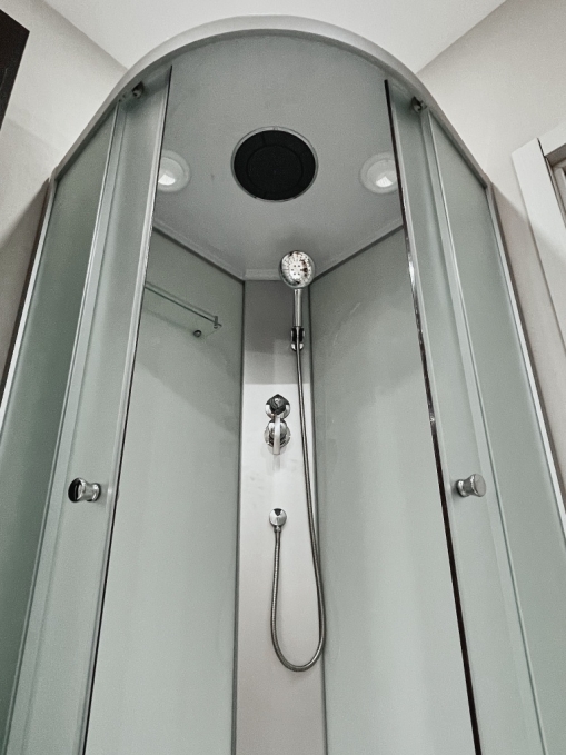 Душевая кабина Sapbox 90x90 SB1114-90-01-WM-S профиль сатин, стекло матовое Душевая кабина Sapbox 90x90 SB1114-90-01-WM-S профиль сатин, стекло матовое
