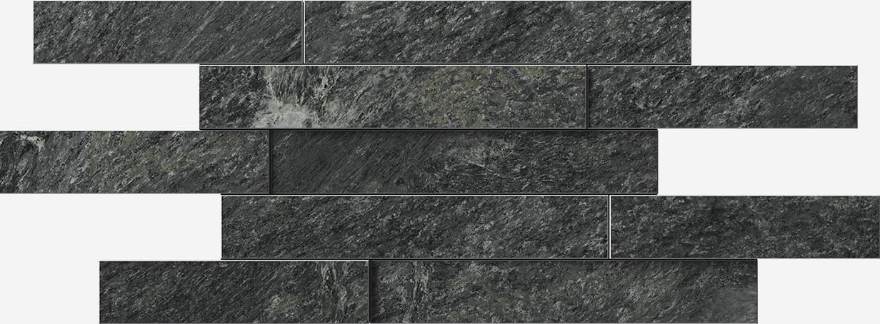 Мозаика Italon Skyfall Nero Brick 3D 28x78, 620110000106