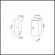 Фиксатор для накладного монтажа (одна сторона закрыта) IP20 FINO HIGHTECH ODL25 262 ODEON LIGHT 7006/1F, схема товара Фиксатор для накладного монтажа (одна сторона закрыта) IP20 FINO HIGHTECH ODL25 262 ODEON LIGHT 7006/1F, схема товара