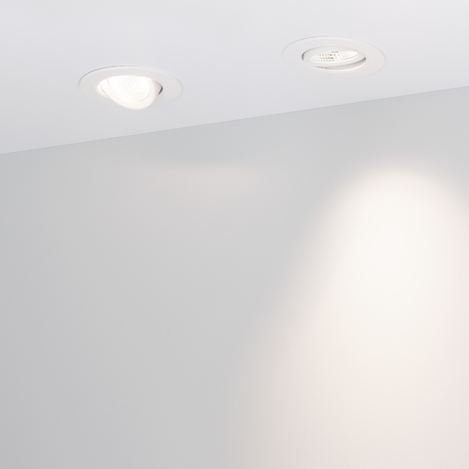 Светильник LTD-POLAR-TURN-R90-7W Day4000 (WH, 36 deg, 230V), Arlight, 032860, изображение 3 Светильник LTD-POLAR-TURN-R90-7W Day4000 (WH, 36 deg, 230V), Arlight, 032860, изображение 3