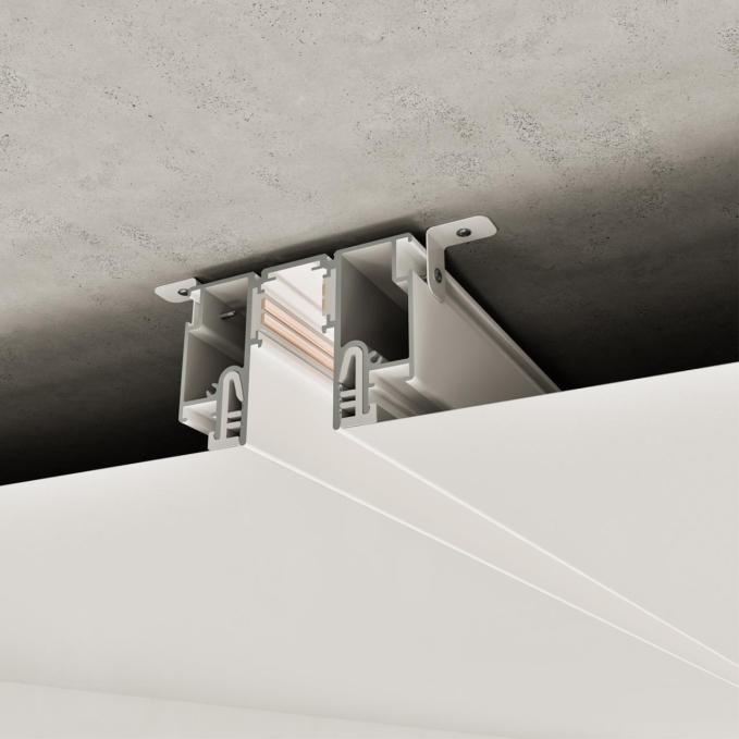 Шинопровод для монтажа в натяжной потолок 3м (CLAMP) IP20 48V FLUM CLAMP for NOVOTECH NT25 000 NOVOTECH 135327, дополнительный ракурс Шинопровод для монтажа в натяжной потолок 3м (CLAMP) IP20 48V FLUM CLAMP for NOVOTECH NT25 000 NOVOTECH 135327, дополнительный ракурс