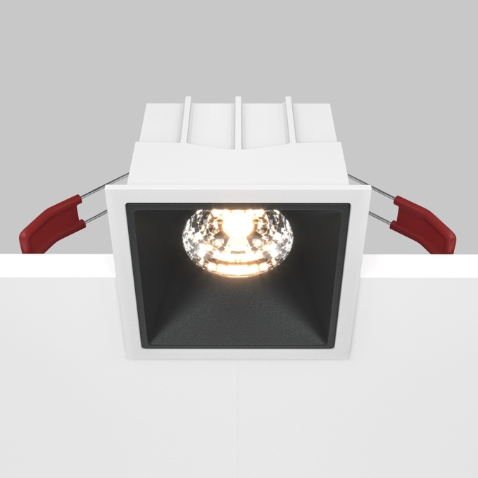 Встраиваемый светильник Альфа / Alfa LED 15 Вт 3000 К 36° с функцией диммирования, DL043-01-15W3K-D-SQ-WB, изображение 2 Встраиваемый светильник Альфа / Alfa LED 15 Вт 3000 К 36° с функцией диммирования, DL043-01-15W3K-D-SQ-WB, изображение 2