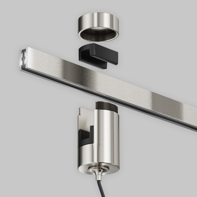 Трековый подвесой светильник Фокус / Focus Led Flarity 4000K 12Вт 36°, TR157-1-12W4K-PT, изображение 3 Трековый подвесой светильник Фокус / Focus Led Flarity 4000K 12Вт 36°, TR157-1-12W4K-PT, изображение 3