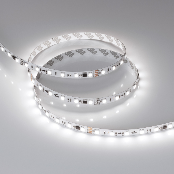 Светодиодная лента SPI-B60-10mm 24V White6000-PX6-RAM (15 W/m, IP20, 5060, 5m), Arlight, 039038, изображение 4 Светодиодная лента SPI-B60-10mm 24V White6000-PX6-RAM (15 W/m, IP20, 5060, 5m), Arlight, 039038, изображение 4
