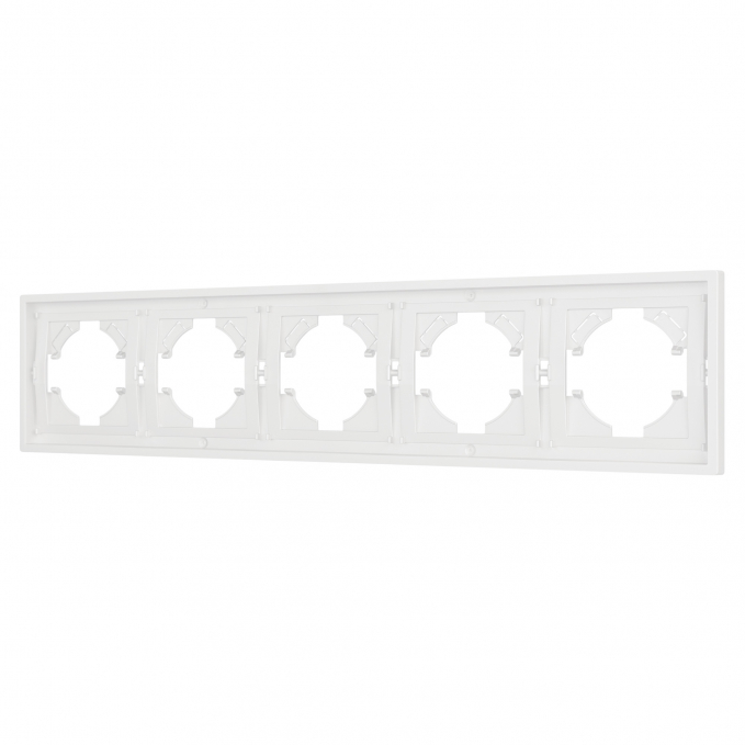 Рамка пластиковая FRM-TENDO-SFPL-5-WH, Arlight, 054660, изображение 1 Рамка пластиковая FRM-TENDO-SFPL-5-WH, Arlight, 054660, изображение 1