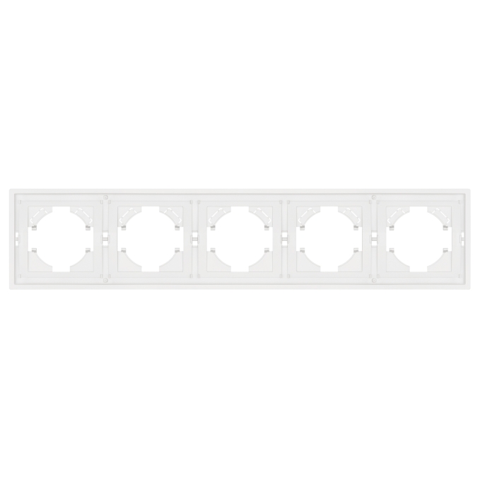 Рамка пластиковая FRM-TENDO-SFPL-5-WH, Arlight, 054660, изображение 3 Рамка пластиковая FRM-TENDO-SFPL-5-WH, Arlight, 054660, изображение 3