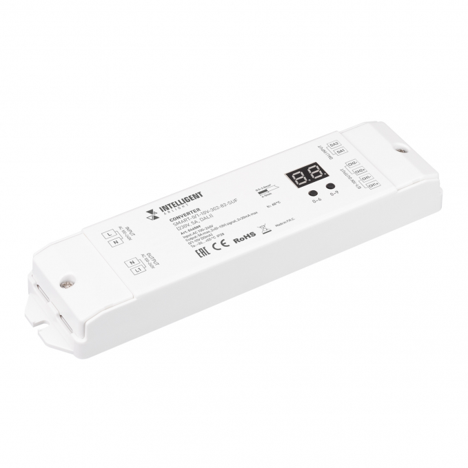 INTELLIGENT ARLIGHT Конвертер SMART-0/1-10V-302-82-SUF (230V, 5A, DALI), Arlight, 046509, изображение 1 INTELLIGENT ARLIGHT Конвертер SMART-0/1-10V-302-82-SUF (230V, 5A, DALI), Arlight, 046509, изображение 1