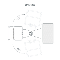 Профиль с экраном SL-LINE-5050-2500 WHITE+OPAL, Arlight, 021467