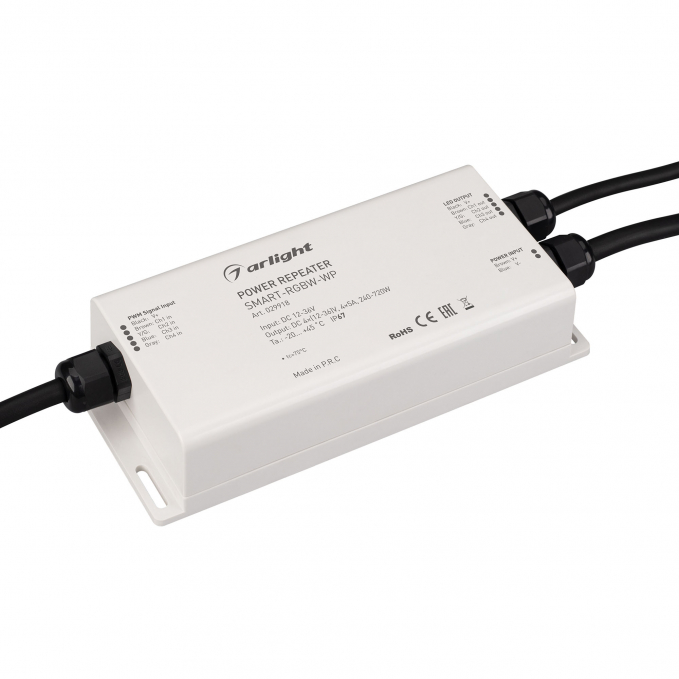 Усилитель SMART-RGBW-WP (12-36V, 4x5A), Arlight, 029918, изображение 1 Усилитель SMART-RGBW-WP (12-36V, 4x5A), Arlight, 029918, изображение 1