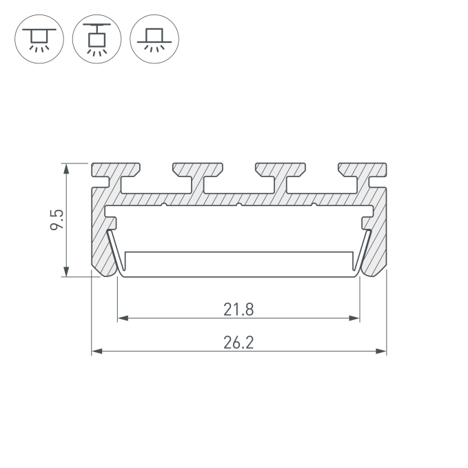 Профиль PLS-LOCK-2000 ANOD, Arlight, 016397, изображение 6 Профиль PLS-LOCK-2000 ANOD, Arlight, 016397, изображение 6