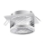 Светильник встраиваемый IP20 GU10 9W 220V GEM SPOT NT22 582 NOVOTECH 370921