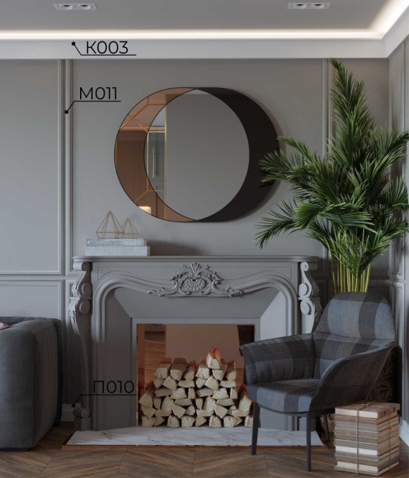 Карниз Cosca Decor KX003, 120х45x2000 мм, Экополимер
