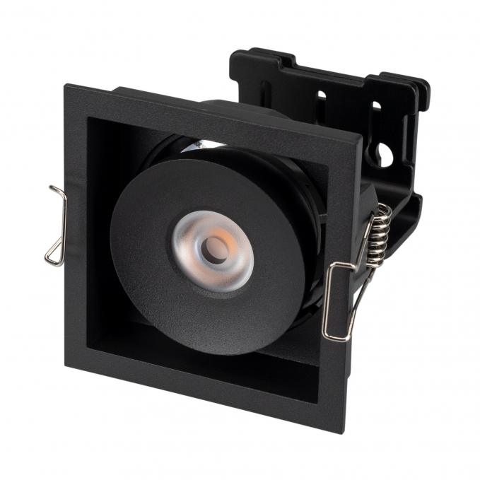 Светильник CL-SIMPLE-S80x80-9W Warm3000 (BK, 45 deg), Arlight, 028149, изображение 1