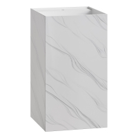 Напольная раковина Boheme Cube 50 см 802-CLCT calacatta Напольная раковина Boheme Cube 50 см 802-CLCT calacatta