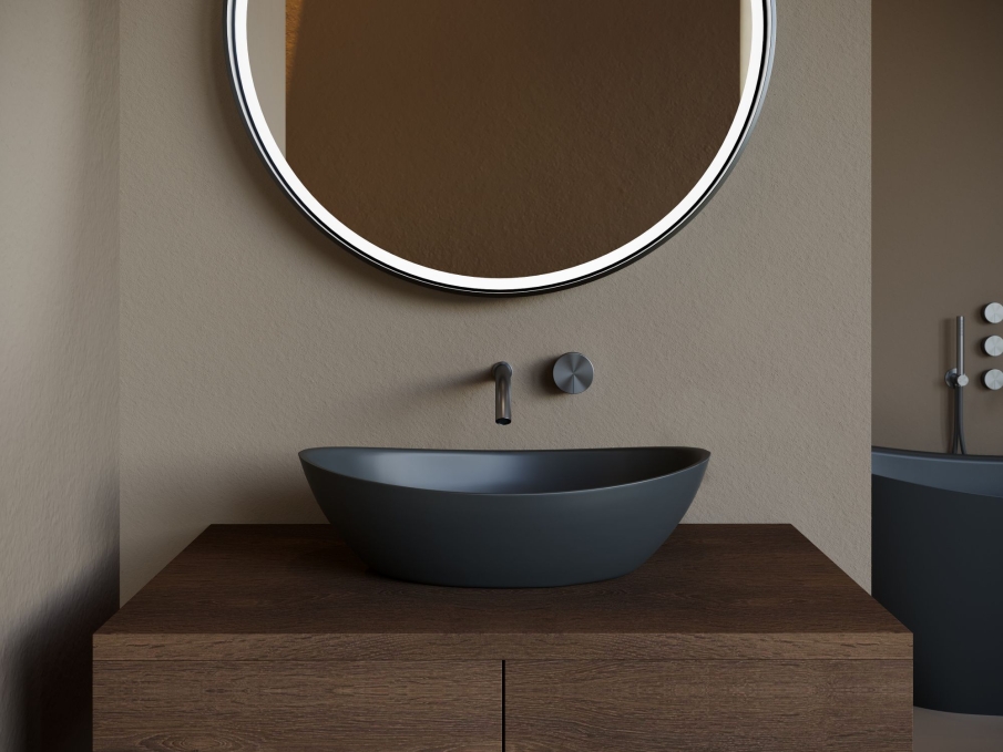 Накладная раковина Salini Noemi 1101203SM 55 см белая матовая Накладная раковина Salini Noemi 1101203SM 55 см белая матовая