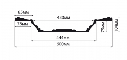 Кессон Decomaster KS-61-41, 600x600x104 мм Кессон Decomaster KS-61-41, 600x600x104 мм